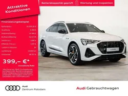 Weiß Gebraucht 2023 Audi e-tron Sportback S-Line SUV | 57.907 €