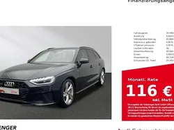Schwarz Gebraucht 2023 Audi A4 S-Line Kombi | 34.490 € (Superpreis)