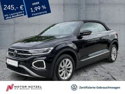 Schwarz Gebraucht 2024 VW T-Roc Cabriolet Style Cabrio | 24.530 € (Superpreis)
