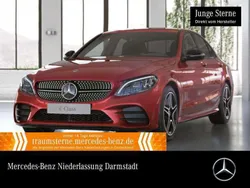 Rot Gebraucht 2021 Mercedes C300e AMG Limousine | 31.890 € (Fairer Preis)