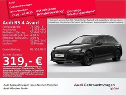 Mythosschwarz metallic Gebraucht 2022 Audi RS4 Ambiente Kombi | 74.599 € (Etwas zu teuer)