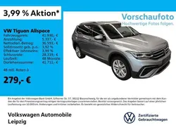 Silber Gebraucht 2024 VW Tiguan Allspace Elegance SUV | 41.930 € (Fairer Preis)