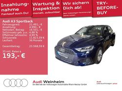 Navarrablau metallic Gebraucht 2021 Audi A3 Ambiente Limousine | 21.491 € (Fairer Preis)