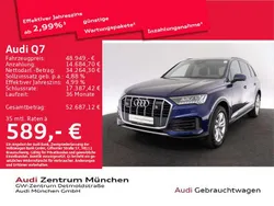 Navarrablau metallic Gebraucht 2021 Audi Q7 Ambiente SUV | 48.949 € (Guter Preis)