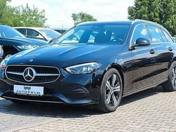 Schwarz (metallic) Gebraucht 2021 Mercedes C220 Kombi | 20.950 € (Guter Preis)