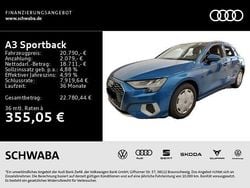 Blau Gebraucht 2021 Audi A3 Advanced Plus Limousine | 19.890 € (Guter Preis)