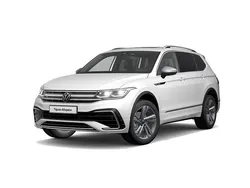 Pure white Gebraucht 2022 VW Tiguan Allspace R-line SUV | 36.990 € (Fairer Preis)