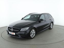 Schwarz Gebraucht 2021 Mercedes C220 AMG line Kombi | 27.320 € (Fairer Preis)
