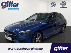 Blau Gebraucht 2024 Mercedes C300e AMG line Limousine | 42.649 € (Superpreis)