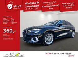 Mythosschwarz metallic Gebraucht 2023 Audi A3 Sportback Advanced Plus Limousine | 26.999 € (Fairer Preis)