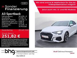 Ibisweiß Gebraucht 2022 Audi A3 S-Line Limousine | 26.490 € (Guter Preis)