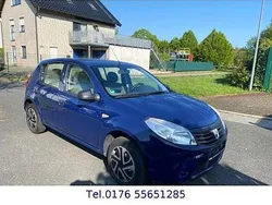 Blau Gebraucht 2009 Dacia Sandero Kleinwagen | 1.299 € (Guter Preis)