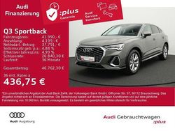 Grau Gebraucht 2025 Audi Q3 Sportback S-Line SUV | 41.770 € (Fairer Preis)