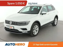 Pure white Gebraucht 2016 VW Tiguan Highline SUV | 22.660 € (Fairer Preis)