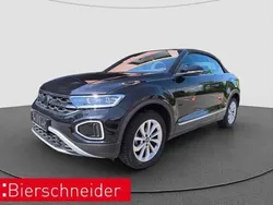 Schwarz Gebraucht 2024 VW T-Roc Cabriolet Style Cabrio | 34.449 € (Teuer)