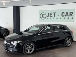 Schwarz Gebraucht 2020 Mercedes A200 AMG line Limousine | 25.900 € (Fairer Preis)