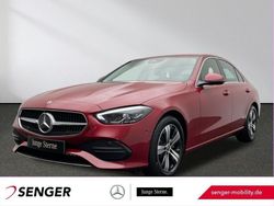 Rot Gebraucht 2024 Mercedes C200 Avantgarde Limousine | 43.260 € (Etwas zu teuer)