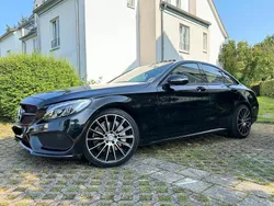 Schwarz Gebraucht 2015 Mercedes C250 AMG line Limousine | 21.950 € (Teuer)