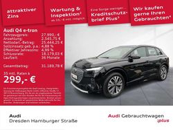 Mythosschwarz metallic Gebraucht 2022 Audi Q4 e-tron Advanced SUV | 26.990 € (Fairer Preis)