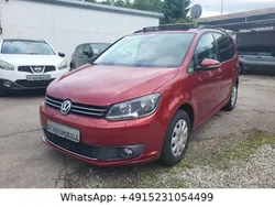 Wild cherry red Gebraucht 2010 VW Touran Comfortline Van / Kleinbus | 6.450 € (Guter Preis)