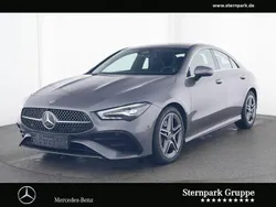 Lack mountaingrau Gebraucht 2024 Mercedes CLA200 AMG line Coupé | 36.250 € (Fairer Preis)