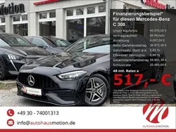 Ung. schwarz unilack Gebraucht 2022 Mercedes C300 AMG line Limousine | 40.970 € (Fairer Preis)