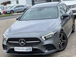 Grau Gebraucht 2021 Mercedes A180 AMG line Limousine | 26.900 € (Fairer Preis)