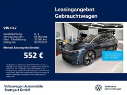Aquamarinblau metallic/schwarz Gebraucht 2025 VW ID.7 Limousine | 52.430 € (Fairer Preis)