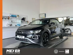 Deep black perleffekt / schwa Gebraucht 2024 VW T-Roc Cabriolet Style Cabrio | 33.990 € (Fairer Preis)