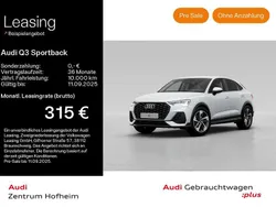 Weiß Gebraucht 2025 Audi Q3 Sportback S-Line SUV | 43.990 € (Fairer Preis)