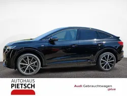 Mythosschwarz metallic Gebraucht 2024 Audi Q4 Sportback e-tron S-Line SUV | 51.770 € (Etwas zu teuer)