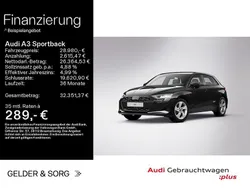 Schwarz Gebraucht 2025 Audi A3 Sportback Advanced Limousine | 28.980 € (Fairer Preis)