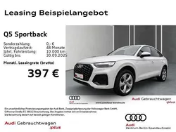 Weiß Gebraucht 2024 Audi Q5 Sportback S-Line SUV | 50.264 € (Fairer Preis)