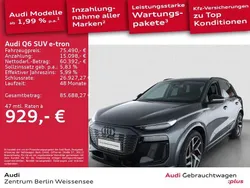 Daytonagrau perleffekt Gebraucht 2025 Audi Q6 e-tron Ambiente SUV | 75.490 € (Guter Preis)