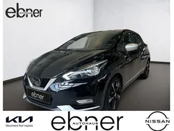 Schwarz Gebraucht 2017 Nissan Micra Tekna Kleinwagen | 9.990 € (Fairer Preis)