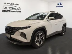 Atlas white / sol (weiss) Gebraucht 2024 Hyundai Tucson Trend SUV | 31.999 € (Guter Preis)