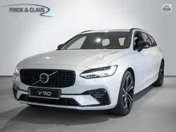 Weiß (crystal white pearl) Gebraucht 2024 Volvo V90 Plus Kombi | 57.890 € (Teuer)