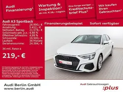 Ibisweiß Gebraucht 2022 Audi A3 Sportback e-tron S-Line Limousine | 25.900 € (Guter Preis)