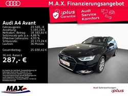 Brillantschwarz Gebraucht 2021 Audi A4 Basis Kombi | 23.569 € (Superpreis)