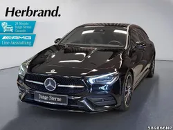Schwarz Gebraucht 2022 Mercedes CLA180 Shooting Brake AMG Kombi | 26.890 € (Fairer Preis)