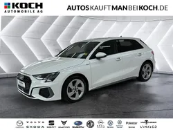 Weiss Gebraucht 2024 Audi A3 Sportback S-Line Limousine | 27.400 € (Guter Preis)