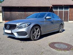 Grau Gebraucht 2014 Mercedes C200 AMG line Limousine | 12.490 €