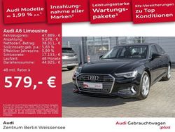Mythosschwarz metallic Gebraucht 2023 Audi A6 Sport Limousine | 48.389 € (Teuer)
