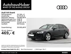Mythosschwarz metallic Gebraucht 2021 Audi A4 S-Line Kombi | 34.490 € (Fairer Preis)