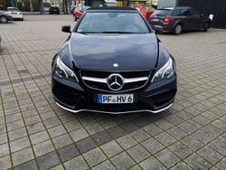 Obsidianschwarz metalliclack Gebraucht 2013 Mercedes E220 AMG line Cabrio | 14.500 € (Fairer Preis)
