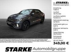 Grau (rauchgrau metallic schwarz) Neu 2025 VW T-Roc Cabriolet R-line Cabrio | 40.440 € (Superpreis)