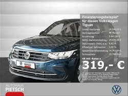 Blau Gebraucht 2022 VW Tiguan Active SUV | 34.940 € (Etwas zu teuer)