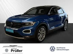 Ravennablau metallic (blau) Gebraucht 2021 VW T-Roc Sport SUV | 22.400 € (Guter Preis)