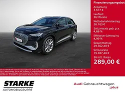 Mythosschwarz metallic Gebraucht 2021 Audi Q4 e-tron Ambiente SUV | 29.840 € (Fairer Preis)