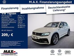 Oryxwhite perlmutteffekt (metallic) Gebraucht 2020 VW Tiguan R-line SUV | 29.779 € (Etwas zu teuer)